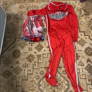 Kids Red Superhero Costume